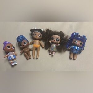 Mixed Doll Lot - Set of 5 - Lol Surprise, Na Na Na Surprise, Yummiland Doll READ